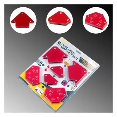 (as the picture, 6pc welding locator paper card sent randomly) Magnetic Welding Locator With Rig