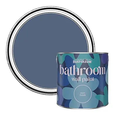 Blue Water-Resistant Bathroom Wall & Ceiling Paint - Blue River 2.5L (SHDRCT1011)