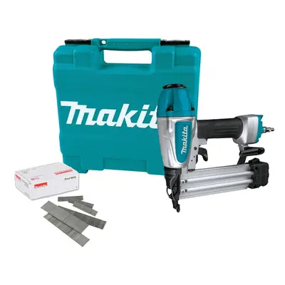 Makita AF506 18g Gauge Brad Air Pin Nailer with 50mm 18g Nails and Accessories