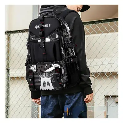 (black, incl) Men&apos;s Backpack Travel Backpack Men&apos;s Large Capacity Outdoor Luggage Fash