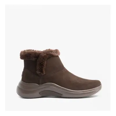 (UK 5, Chocolate) Skechers ON-THE-GO MIDTOWN SO PLUSH Ladies Ankle Boots Chocolate