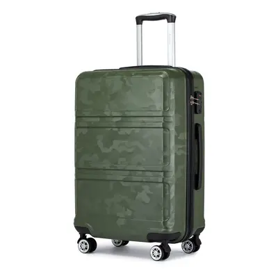 (Camouflage Green, inch) 20/24/28'' Camouflage Color Hard Shell Suitcase Luggage