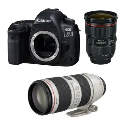 Canon EOS 5D Mark IV, EF 24-70mm & EF 70-200mm Lens Kit