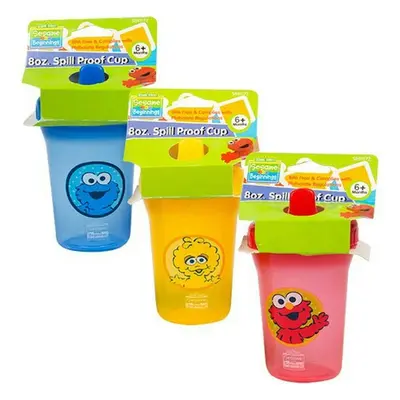 Sesame Street Sesame Beginnings 8oz. Spill Proof Cups - Big Bird Cookie Monster and Elmo 3-Pack 