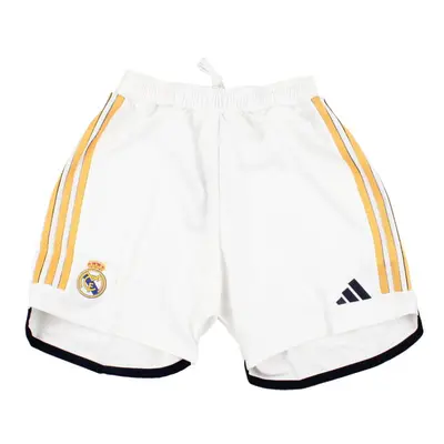 (3XL) Real Madrid Authentic Home Shorts (White)