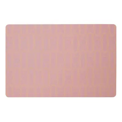 4Pc Frosted Deco Pink Placemats