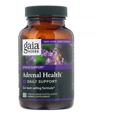 Gaia Herbs, Adrenal Health, Daily Support , Vegan Liquid Phyto-Caps