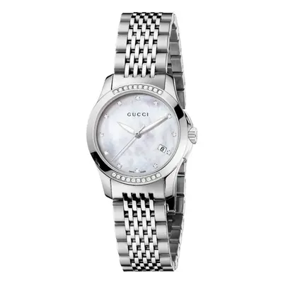 Gucci YA126510 G-Timeless Mother of Pearl Ladies Watch