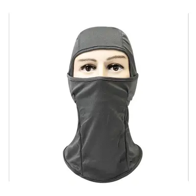 (Grey) Cycling Cap Headwear Anti-UV Sunshade Riding Headgear Bicycle Bike Bandana Full Face Mask