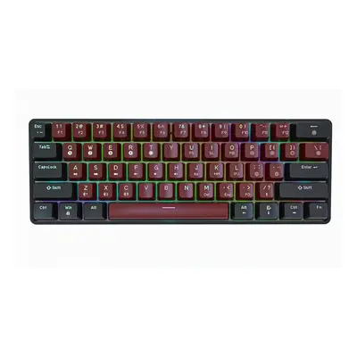 (Black, Black Switch) Programmable Gaming Mechanical Keyboard Keys Full-Key PBT Translucent Keyc