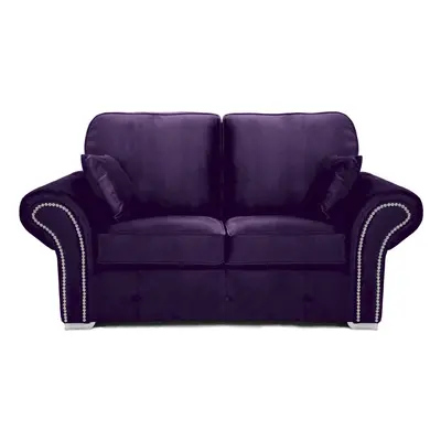 Oakland Seater Sofa Plush Velvet Purple