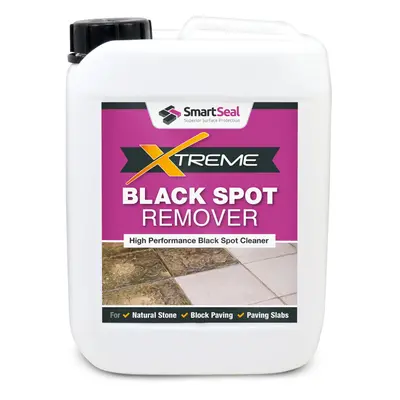 (5 Litres) Smartseal Xtreme Black Spot Remover - Clean Fast & Easy Cleaning of Natural Stone Pat