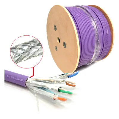 kenable Cat6A FTP COPPER Low Smoke LSZH Gigabit Network Cable Reel 305m