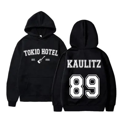 (as the picture, S) Germany Rock Band Tokio Hotel Kaulitz Back Print Hoodie Unisex Women Vintage