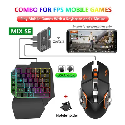 (black, Mix SE F6 -G2) Mix Se/elite Mouse And Keyboard Converter Mobile Controller Pubg Gaming P