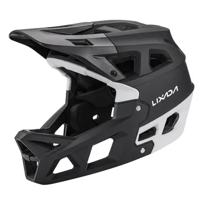 (black,white) Full Face Mountain Bike Helmet Adult Racing Downhill Mtb Helmet For Mountain Bike