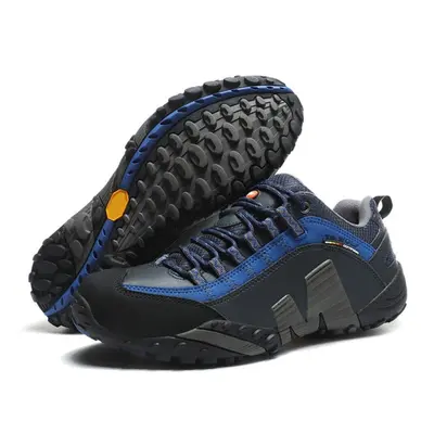 (dark blue, 44) Unisex Footwear Waterproof Hiking Shoes Lightweight Trekking Shoes All Day Comfo