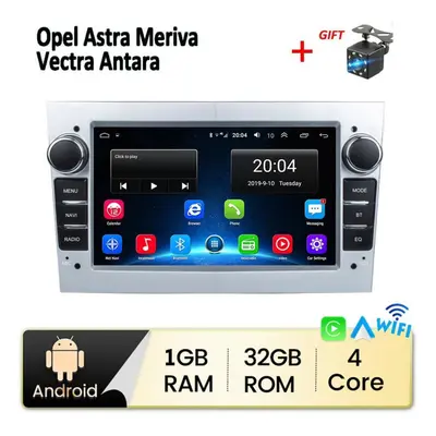 (silver) Din Car Radio Android For Opel Para Astra Meriva Vectra Antara Zafira Corsa Multimedia 