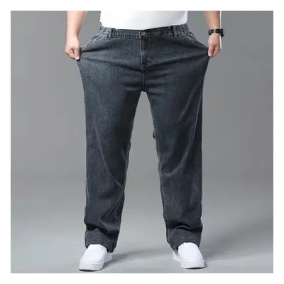 (as the picture, 32) Fashion Jeans Loose Trousers Large Size Men&apos;s Denim Jeans Versatile St