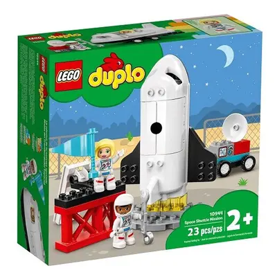 LEGO DUPLO Town Space Shuttle Mission Rocket Toy, Set for Preschool Toddlers Age 2+ with Astrona