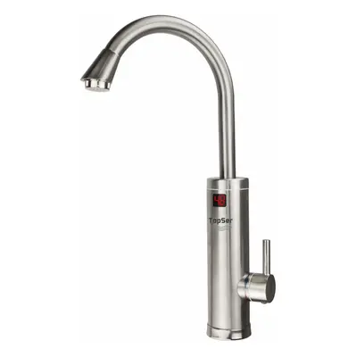 Electric Water Taps,TopSer Pro 220V Tankless Electric Heater Kitchen Taps,360 Degree Rotate Cold