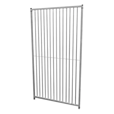 Dog Run Panels Galvanised Steel Pen Fence Outdoor 1.84m x 1m