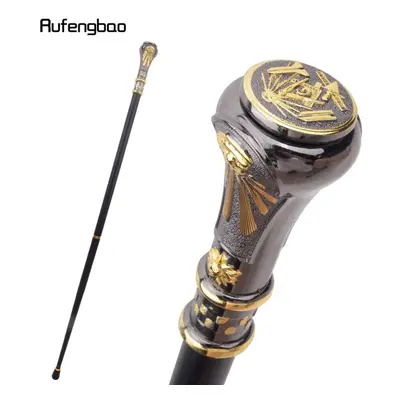 (as the picture) Golden Freemasonry Freemasons Vg Totem Relief Walking Cane Fashion Walking Stic