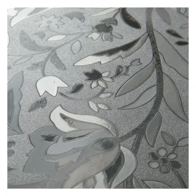 (90x100cm) 100cm Anti-UV Tulip Window Film Frosted Sticker Privacy Office Home Decoration