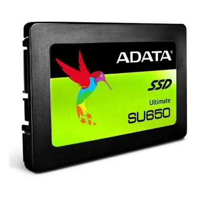 ADATA 120GB Ultimate SU650 SSD, 2.5", SATA3, 7mm (2.5mm Spacer), 3D NAND, R/W 520/320 MB/s, 75K 