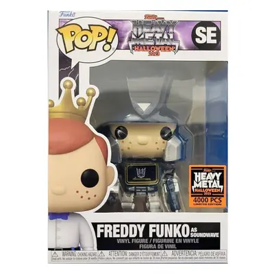 Funko Pop Freddy Funko as Soundwave Heavy Metal Halloween 4K PC Exclusive