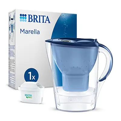 Marella Water Filter Jug Blue (2.4L) incl. 1x MAXTRA PRO All-in-1 cartridge - fridge-fitting jug