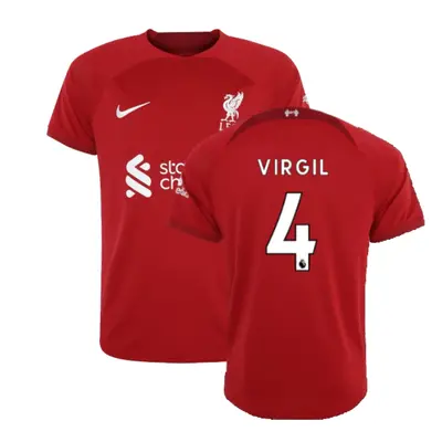 (S) Liverpool Home Shirt (VIRGIL 4)