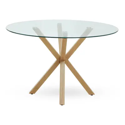 Premier Housewares Salford Dining Table with Ash Wood Legs