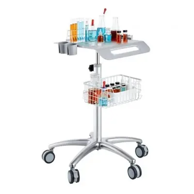 Vevor SYSSTCBSLLH51BAZYV0 26.77-42.91 in. Salon Cart with Wheels