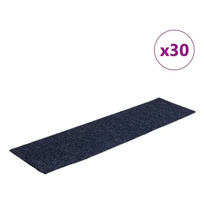 (grey blue, x cm) vidaXL Self-adhesive Stair Mats Decoration Stair Protector Anti-slip Stair Rug