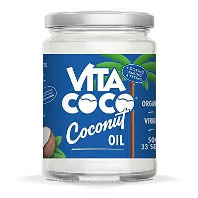 Vita Coco Organic Coconut Oil, Extra Virgin, Cold Pressed, Keto, Gluten Free, Use as Cooking Oil