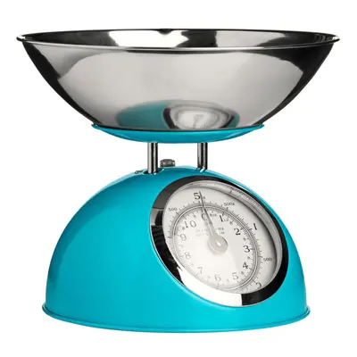 Premier Housewares Blue Half Circle Design Kitchen Scale - 5kg