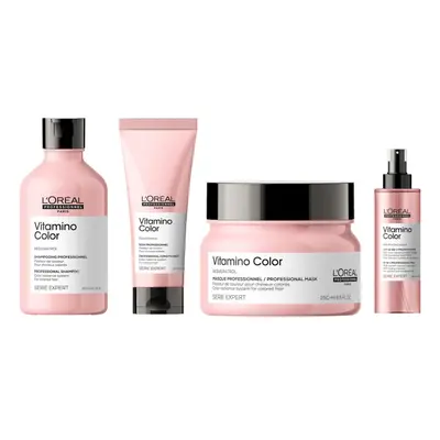 L'Oreal Serie Expert Vitamino Color - Shampoo 300ml - Conditioner 200ml - Mask 250ml - Leave In 