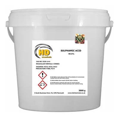 (3000g / 3kg) Sulphamic Acid 99.5% - Descaler, Rust Remover