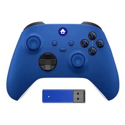 (Blue) 2.4G Wireless Games Handle With Receiver Wireless Gamepad Controller Anti-skid Replacemen