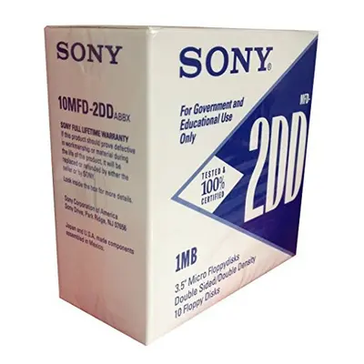 Sony Micro Floppydisks Double Sided Double Density Box of Pack