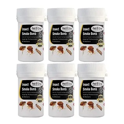 Bedbugs Fleas Moths Shredder Smoke Bomb Mini Fogger Fumigator Fumer 3.5g (Pack of 6)