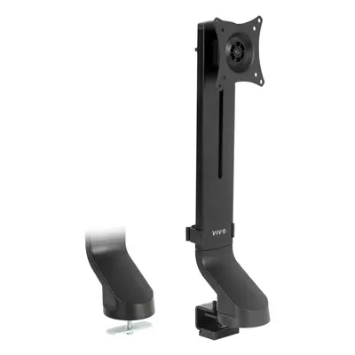 VIVO Adjustable Single Monitor Mount for Sit-Stand Workstation Desk Converter Monitor Arm Fits S