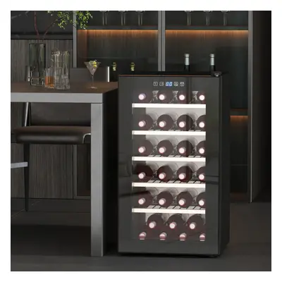 HOMCOM Bottle Wine Cooler Fridge, Freestanding Wine Refrigerator