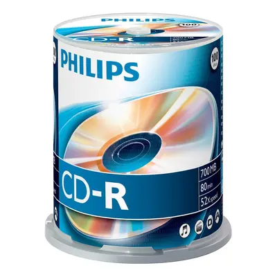 Philips CD-R 80MIN Blank Discs x (700MB 52x Speed)