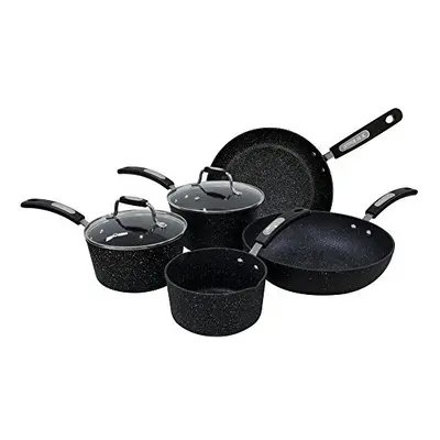 Scoville Neverstick Piece Kitchen Cookware Set - Non Stick Coated, Milkpan, Saucepans, Frying Pa