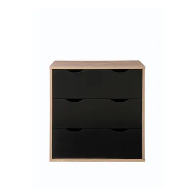 Alton Drawer Chest Sonoma Oak & Black