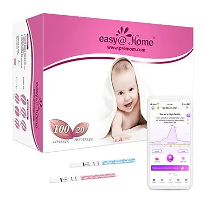 Easy@Home x Ovulation Test Strips and x Pregnancy Test Strips - Fertility Test Kit, Powered by P