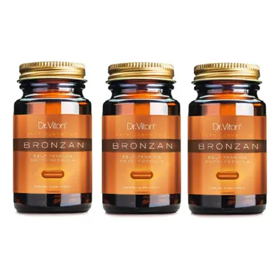 3X Bronzan Dr Viton 100% Natural and Organic sunless tanning 3X30 caps