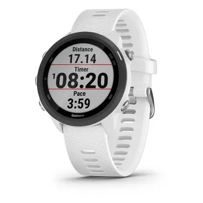 (One Size, White) Garmin Forerunner Music Smart Watch | Running Watch